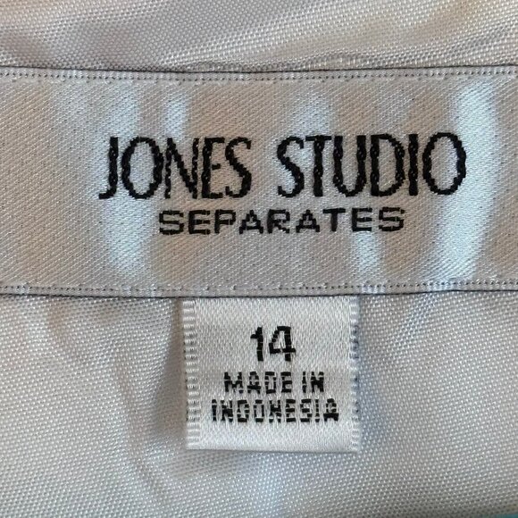 Jones Studio Separates Women's White Sleeveless Sheath Midi Dress 14 Workwear - Picture 5 of 7